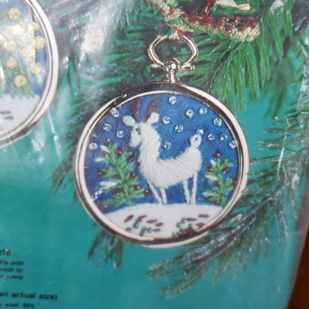 Paragon‎ Needle Craft Snowman Reindeer Ornament Kit - Picture 4 of 12